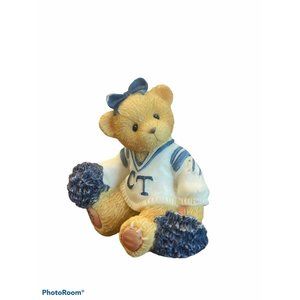 Cherished Teddies #477036 Blue PomPom Cheerleader